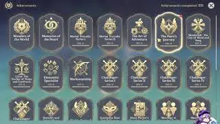 | Genshin Impact | 100% The Hero Journey Achievement Complete
