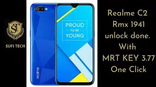 Realme C2 Rmx 1941 Unlock with MRT Key 3.77 | Only one click Done ✅