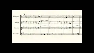 Li'l Darlin' for Saxophone quartet.