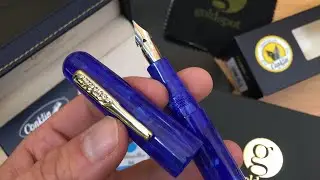 Conklin All American Fountain Pen with Omniflex Nib - Unboxing and Writing Sample