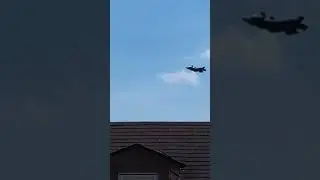 End of F35 flyby with hover during Fleet Week Baltimore 2024