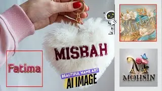 Create AMAZING Name Art AI Image Editing! (AI Photo) II Trending Name Art Photo Editing #video