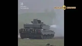 Challenger 3 tank test firing British MoD