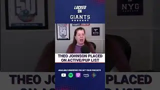New York Giants Place Rookie TE Theo Johnson on PUP
