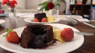 Molten Chocolate Lava Cake Recipe | Go Delicious
