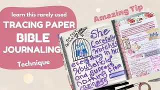 Amazing Bible Journaling Tip