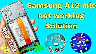 Samsung A12 mic not working Solution Mic Changes jumper 