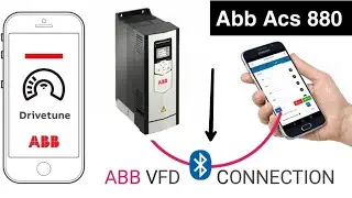 How to connect Abb Acs880 with mobile via Bluetooth |  abb acs880 backup in mobile