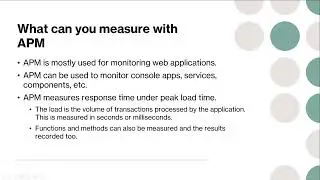 What Can You Measure With APM - application performance monitoring?
