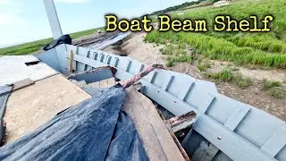 Ep 135 - Replacing A Wooden Boats Beam Shelf 