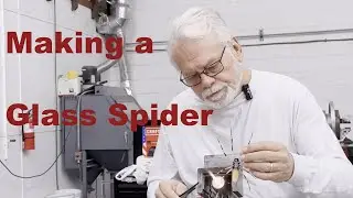 Making a glass spider!