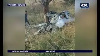 Turkistan Region: Five children from the same family died in a car accident in Yengbekshi village