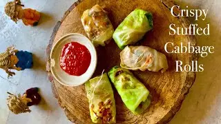 Crispy Stuffed Cabbage Rolls🥬