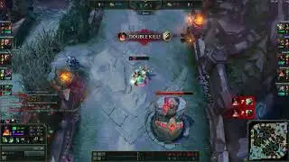 AWESOME Sivir 3v1 tower dive double kill & escape - patch 8.24b