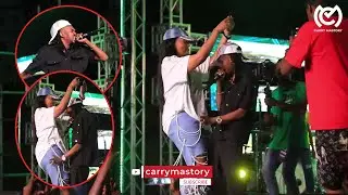 TAZAMA IRENE UWOYA ALIVYOMWAGIA MIUNO DOGO JANJA JUKWAANI/UWOYA AMWAGA PESA MBELE YA DOGO JANJA