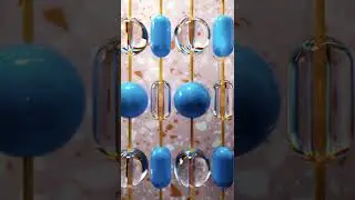 Bouncing beads in 3D