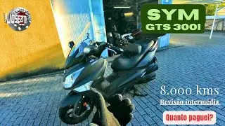 SYM GTS 300i (Joymax) - quanto paguei pela revisão intermédia aos 8.000kms
