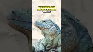 Blue Iguanas are so COOL! #kampkenan #blueiguana #reptiles
