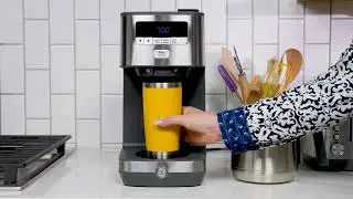 GE 10 Cup Drip Coffee Maker + Single Serve: Single Serve Option