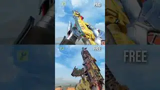 PAID VS FREE AK117 IN CODM #callofduty #skortz #codmobile #callofdutymobile #memecodm