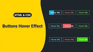 ✨ 2025 Modern Button Hover Effects with HTML CSS Magic | MZCode01 Tutorial 
