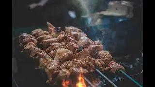 Aussie Summer BBQ ambience - sizzling cooking sounds, crickets, and sounds of social gathering :)
