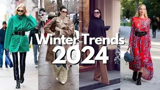 Best 12 WINTER Fashion Trends 2024