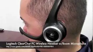 Logitech ClearChat PC Wireless Headset from Geeks.com!