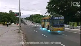 Flying Bus in Myanmar