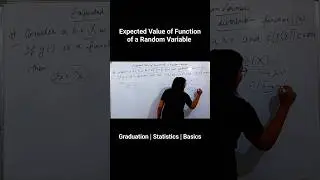 Expected Value of Function of a Random Variable | Statistics | FMS | Graduation #expectation #stat
