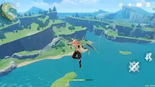 Genshin impact jump from the highest point in the game
