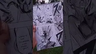 drawing manga panels untill I get famous ✨❤️ day 12 ❤️ #drawing #mangaart #art #onepunchman