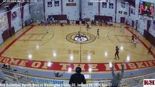KHS Basketball Varsity Boys vs Washington County CC, January 24, 2024 4pm ET