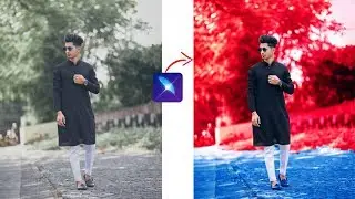 New LightX App Tutorial | Amazing Red Tone Effect | LightX Photo Editor Retouch Photo Editing