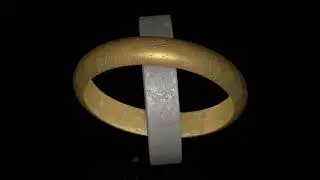 Eheringe - Entwurf in Gold und Platin - Renate Wedepohl - V1