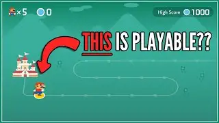Playing Mario Maker...Inside Mario Maker...?