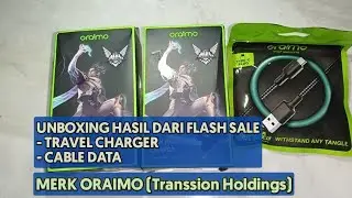 Unboxing Travel Charger Dan Kabel Merk Oraimo