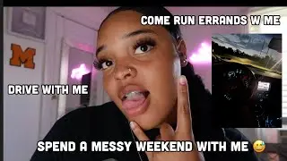 VLOG : drive with me , spend a week w me , running errands + more !