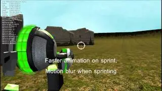 Blender Game Engine Third person shooter Gameplay 4