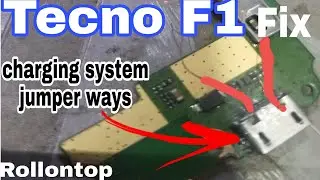 Tecno F1 & F2 repair charging system jumper ways | how to fix charging system problem solution