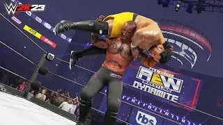 WWE 2K23 AEW (PC Mods) : CM Punk vs Samoa Joe | All Elite Wrestling