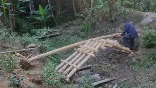 Building Bamboo Bridge Grandpa Amu
