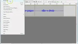 Delete, copy and paste in Audacity