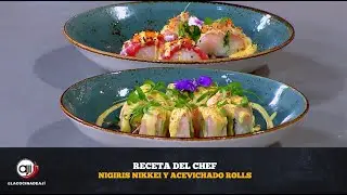 Receta de Nigiris Nikkei y Acevichado Rolls 🥢​| Ají