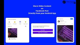 Share Video Content on Facebook Posts directly from your android app in Android Studio Latest