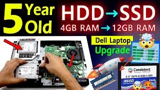 How To Install SSD And RAM | Laptop Ram Upgrade | HDD VS SSD SPEED TEST |CONSISTENT 256GB SSD SPEED
