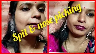 Spit challenge & nose picking video 