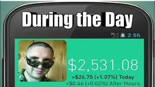 $27 Gain : Day 7 : During the Day : Robinhood Dividends