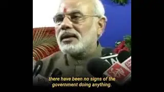 Narendra Modi's speech on rupees value (old video), Thoughts?