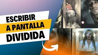 Cómo escribir un guion a pantalla dividida
